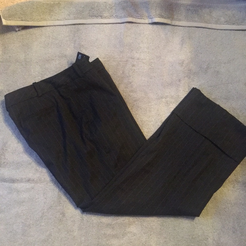 Wool trousers with wide legs. Office lady look